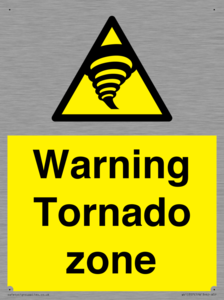 Warning Tornado zone